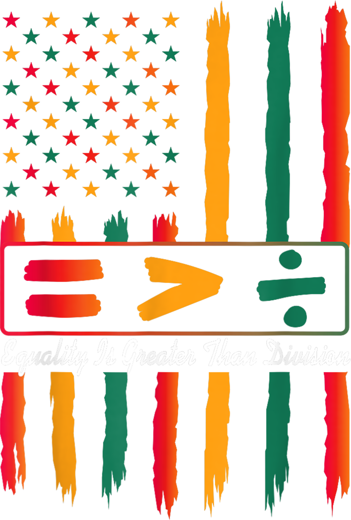 Equality is greater than division - United States version